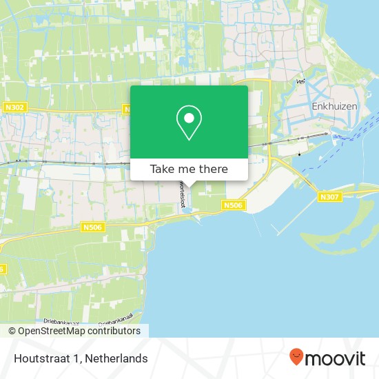 Houtstraat 1, 1611 MB Bovenkarspel map