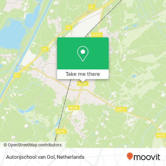 Autorijschool van Ool, Rijksweg Noord 6 map