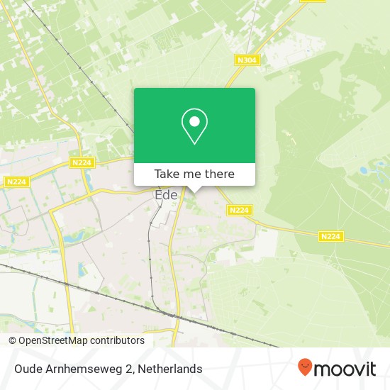 Oude Arnhemseweg 2, 6711 DV Ede Karte