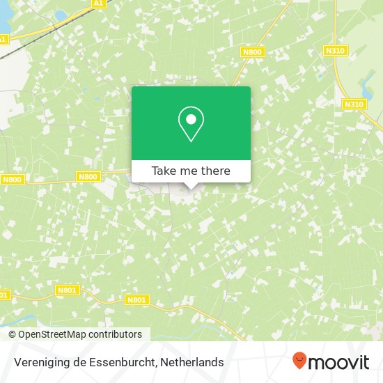 Vereniging de Essenburcht, Schoonbeekhof 1 map