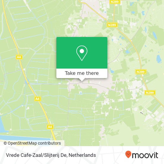 Vrede Cafe-Zaal/Slijterij De map