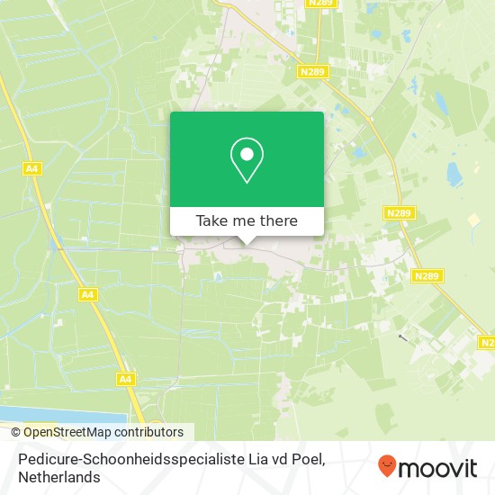 Pedicure-Schoonheidsspecialiste Lia vd Poel, Kerkstraat 55 map