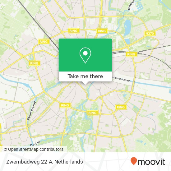 Zwembadweg 22-A, Zwembadweg 22-A, 5611 KS Eindhoven, Nederland map