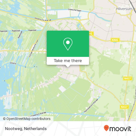 Nootweg map