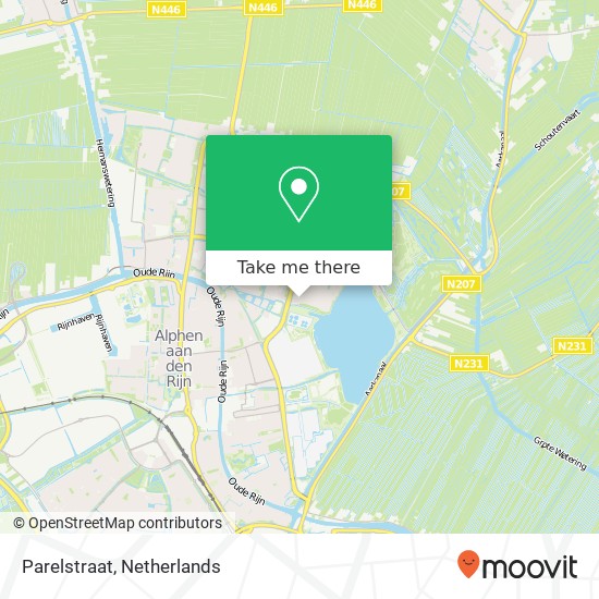 Parelstraat map