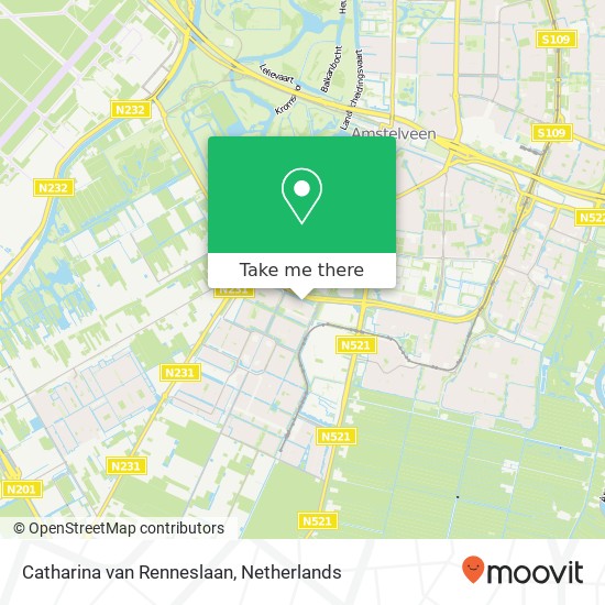 Catharina van Renneslaan, 1187 HE Amstelveen map