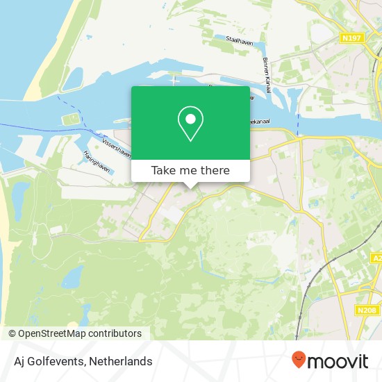 Aj Golfevents, Radarstraat map