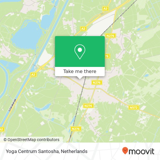 Yoga Centrum Santosha, Julianastraat 58 map