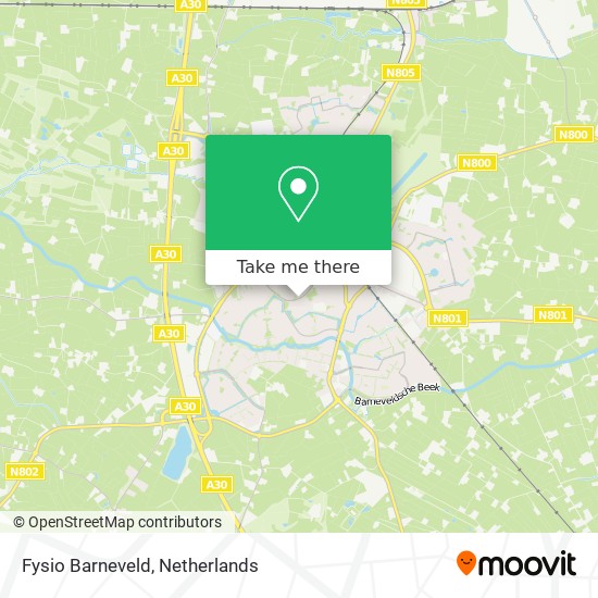 Fysio Barneveld map