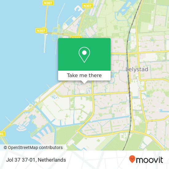 Jol 37 37-01, Jol 37 37-01, 8243 HP Lelystad, Nederland map