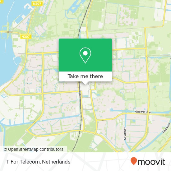 T For Telecom, De Wissel 13 map