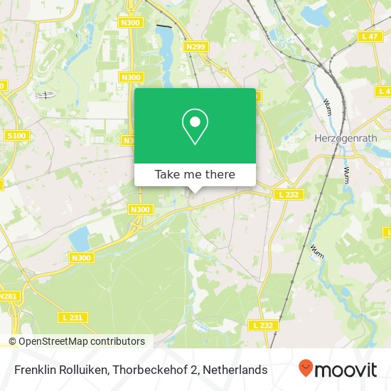 Frenklin Rolluiken, Thorbeckehof 2 map