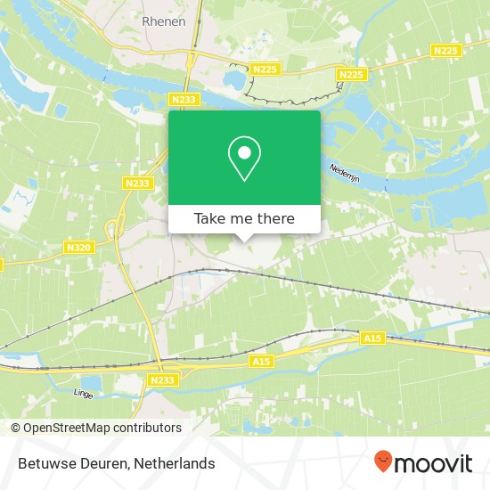 Betuwse Deuren, Panhuizerweg 6 map