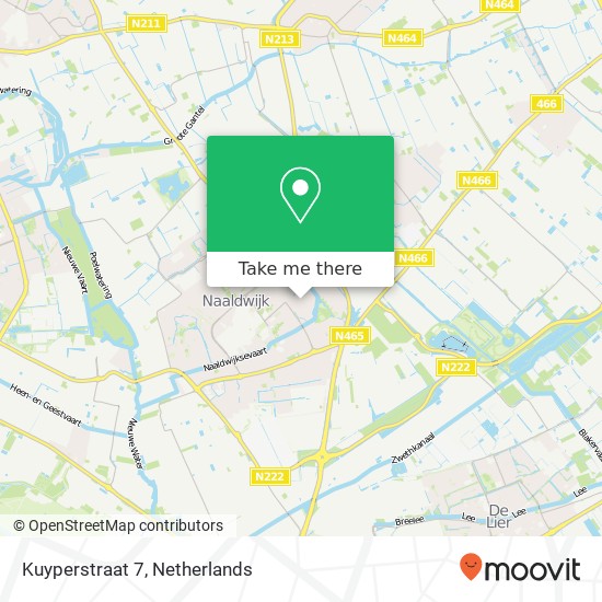 Kuyperstraat 7, 2672 BD Naaldwijk Karte