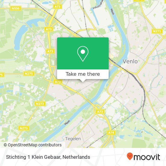 Stichting 1 Klein Gebaar, René van Chalonstraat 8 map