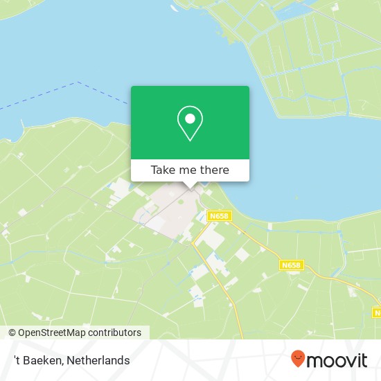 't Baeken, Molendijk 6 map