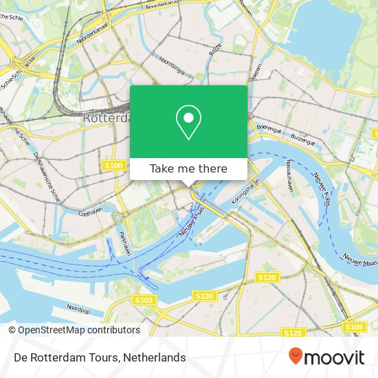 De Rotterdam Tours map