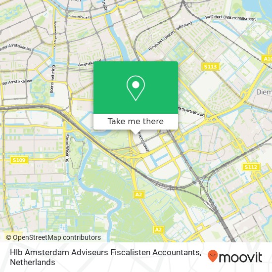 Hlb Amsterdam Adviseurs Fiscalisten Accountants, Joan Muyskenweg 22 map