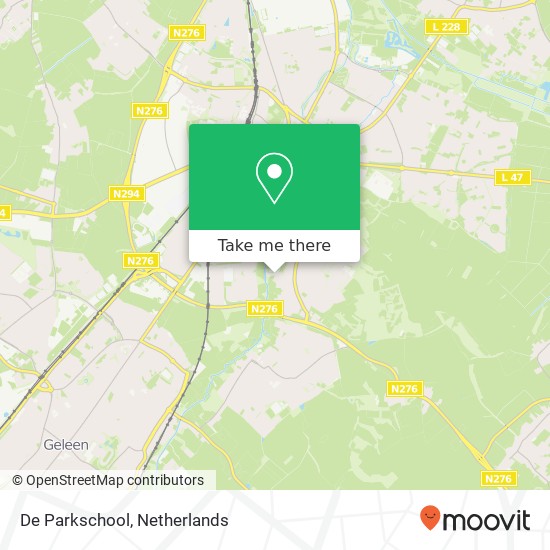 De Parkschool, Molenweg 65 map