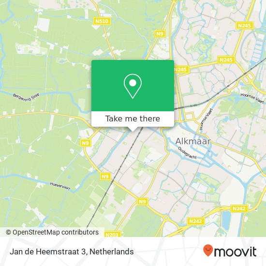 Jan de Heemstraat 3, 1816 KB Alkmaar map