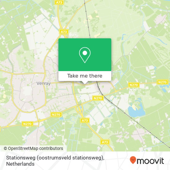 Stationsweg (oostrumsveld stationsweg), 5807 Oostrum map