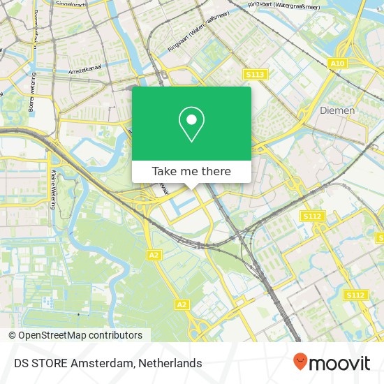 DS STORE Amsterdam, Pieter Braaijweg 2 map
