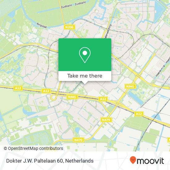 Dokter J.W. Paltelaan 60, 2712 RT Zoetermeer map