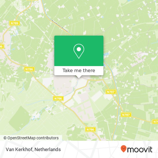 Van Kerkhof, Coldenhovenseweg 8A Karte