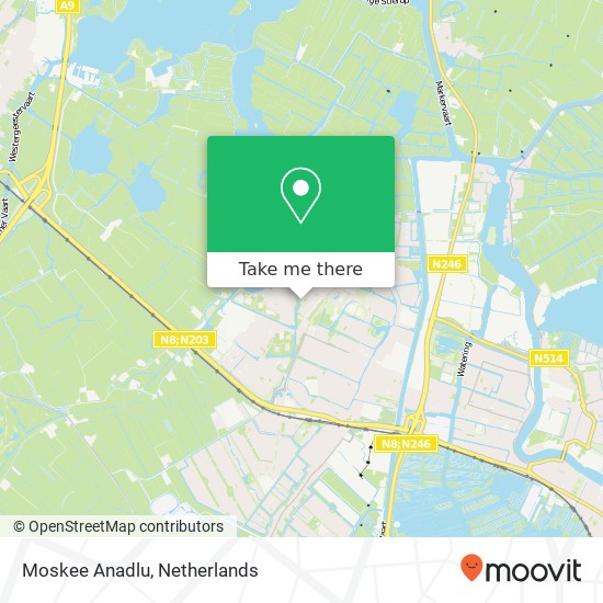 Moskee Anadlu, Ranonkelplein 1 map