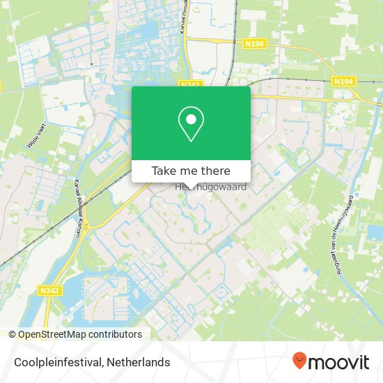 Coolpleinfestival map