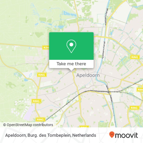 Apeldoorn, Burg. des Tombeplein map