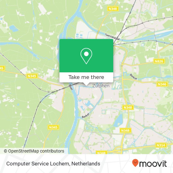 Computer Service Lochem, Nieuwstad 2 Karte