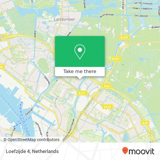 Loefzijde 4, 1034 KX Amsterdam map
