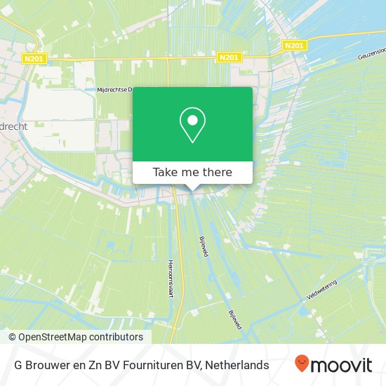 G Brouwer en Zn BV Fournituren BV, Oudhuijzerweg 69 map