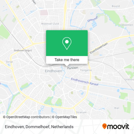 Eindhoven, Dommelhoef map