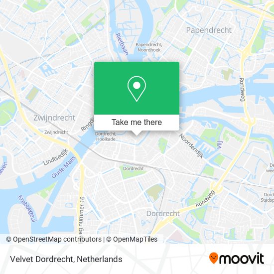 Velvet Dordrecht map