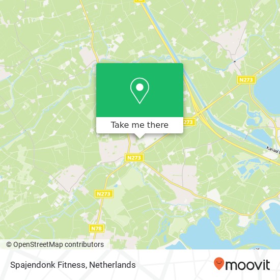 Spajendonk Fitness, Platanenweg 1 map