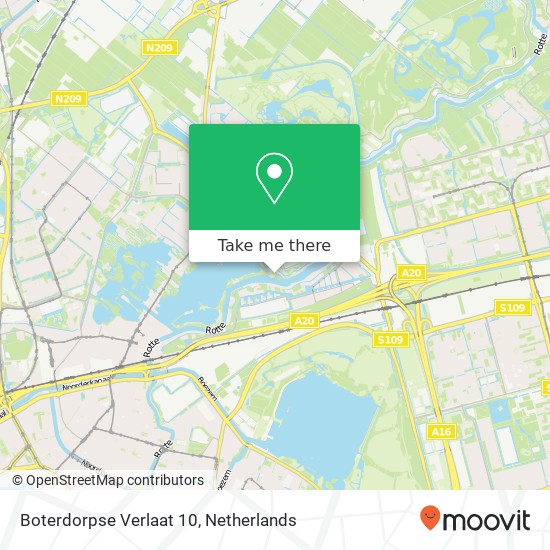 Boterdorpse Verlaat 10, 3054 XL Rotterdam Karte