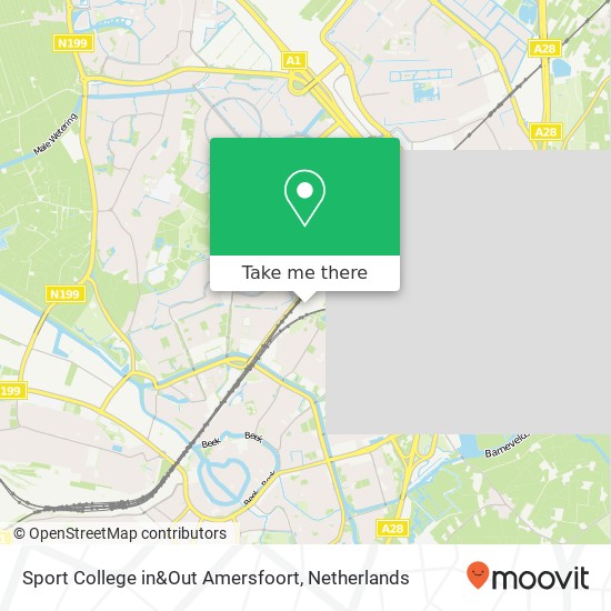 Sport College in&Out Amersfoort, Disketteweg 10 Karte