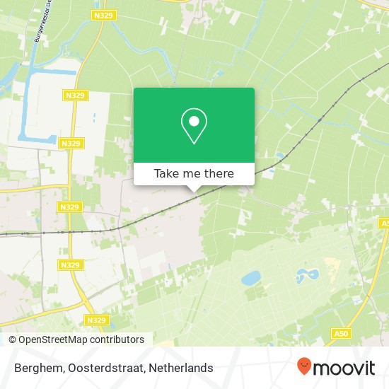 Berghem, Oosterdstraat map