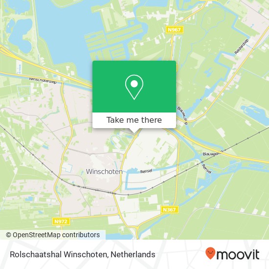 Rolschaatshal Winschoten, Bovenburen 112 map