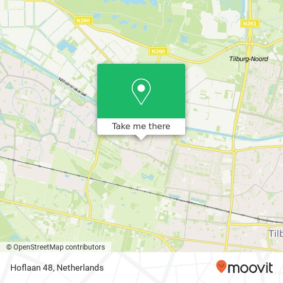 Hoflaan 48, 5044 HS Tilburg map