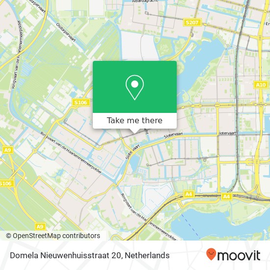 Domela Nieuwenhuisstraat 20, 1069 SR Amsterdam map