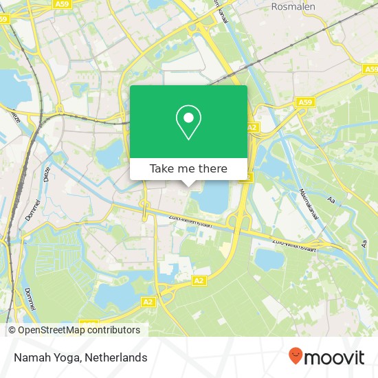 Namah Yoga, Rijnstraat 224 map