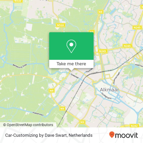 Car-Customizing by Dave Swart, Pieter Breughelstraat 16 map