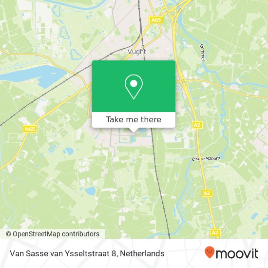 Van Sasse van Ysseltstraat 8, Van Sasse van Ysseltstraat 8, 5262 HV Vught, Nederland Karte