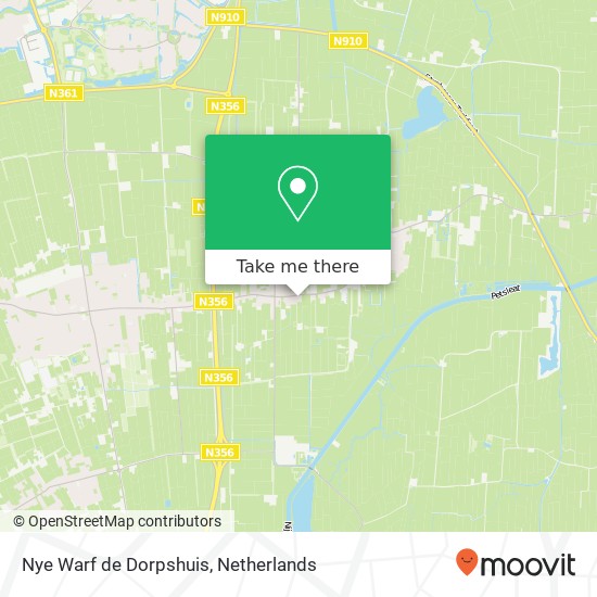 Nye Warf de Dorpshuis, Foarwei 31A map
