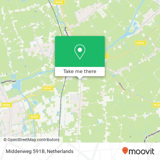 Middenweg 591B, Middenweg 591B, 1704 BH Heerhugowaard, Nederland map