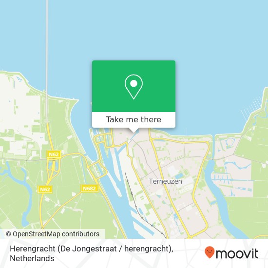 Herengracht (De Jongestraat / herengracht), 4531 Terneuzen map