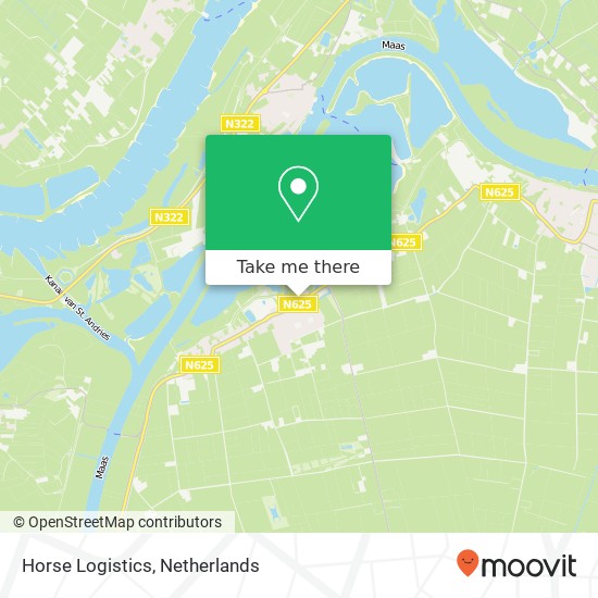 Horse Logistics, Provincialeweg 9 Karte